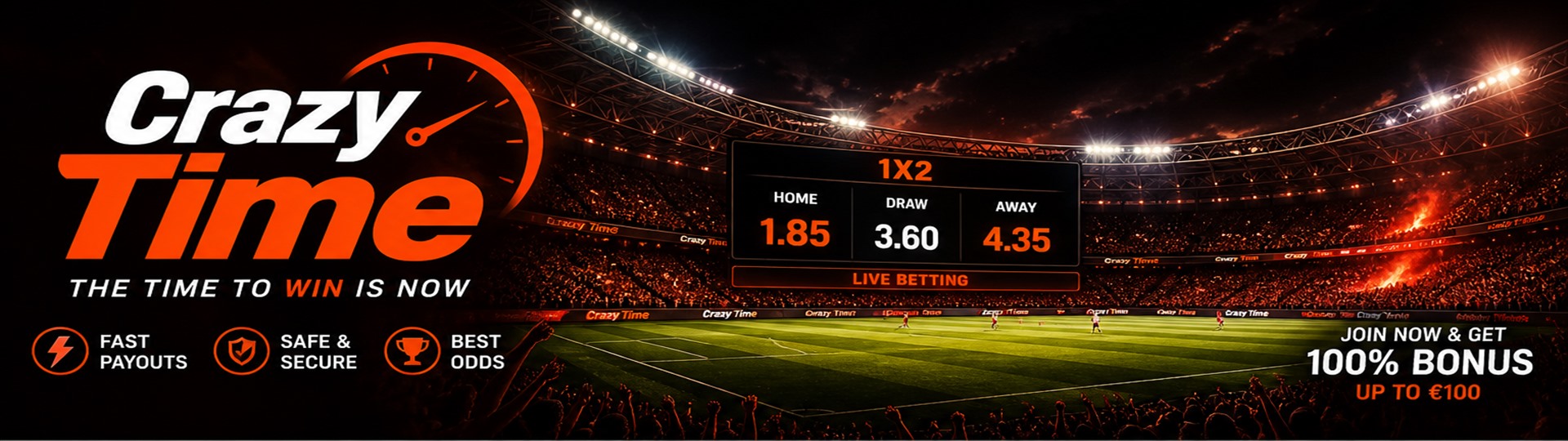 Crazy Time odds promo